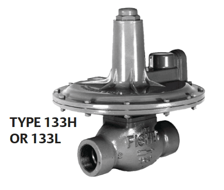 van dieu ap cong nghiep fisher type 133L-4, type 133H-1, type 133H-3